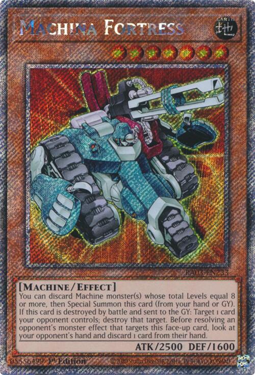 Machina Fortress (Platinum Secret Rare) [RA03-EN233] Platinum Secret Rare | Exor Games Dartmouth