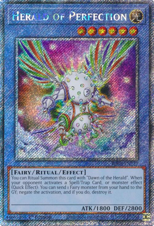 Herald of Perfection (Platinum Secret Rare) [RA03-EN237] Platinum Secret Rare | Exor Games Dartmouth