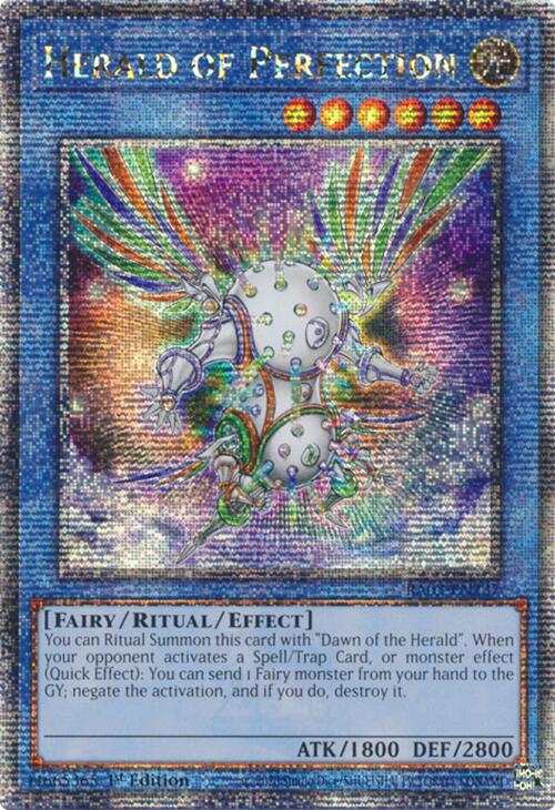 Herald of Perfection (Quarter Century Secret Rare) [RA03-EN237] Quarter Century Secret Rare | Exor Games Dartmouth
