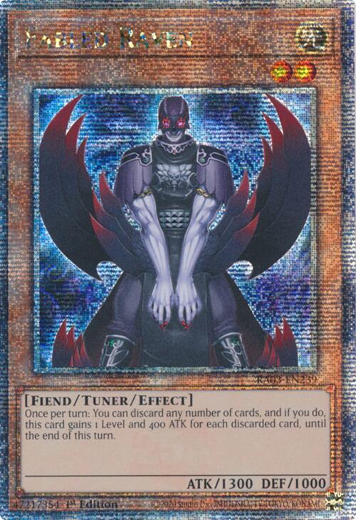 Fabled Raven (Quarter Century Secret Rare) [RA03-EN239] Quarter Century Secret Rare | Exor Games Dartmouth