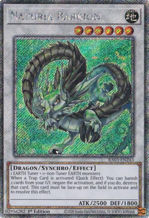 Naturia Barkion (Platinum Secret Rare) [RA03-EN243] Platinum Secret Rare | Exor Games Dartmouth