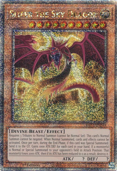 Slifer the Sky Dragon (Quarter Century Secret Rare) [RA03-EN244] Quarter Century Secret Rare | Exor Games Dartmouth