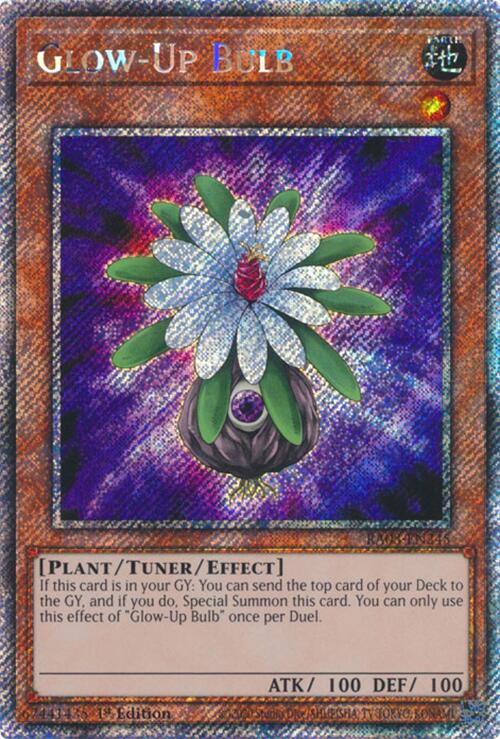 Glow-Up Bulb (Platinum Secret Rare) [RA03-EN245] Platinum Secret Rare | Exor Games Dartmouth