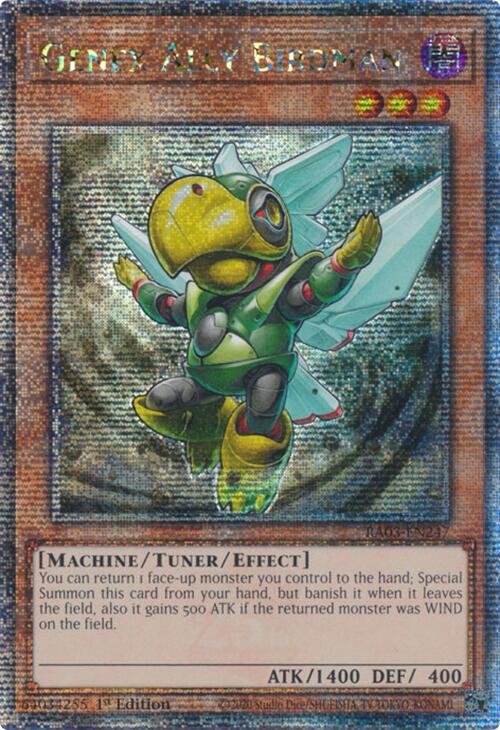 Genex Ally Birdman (Quarter Century Secret Rare) [RA03-EN247] Quarter Century Secret Rare | Exor Games Dartmouth