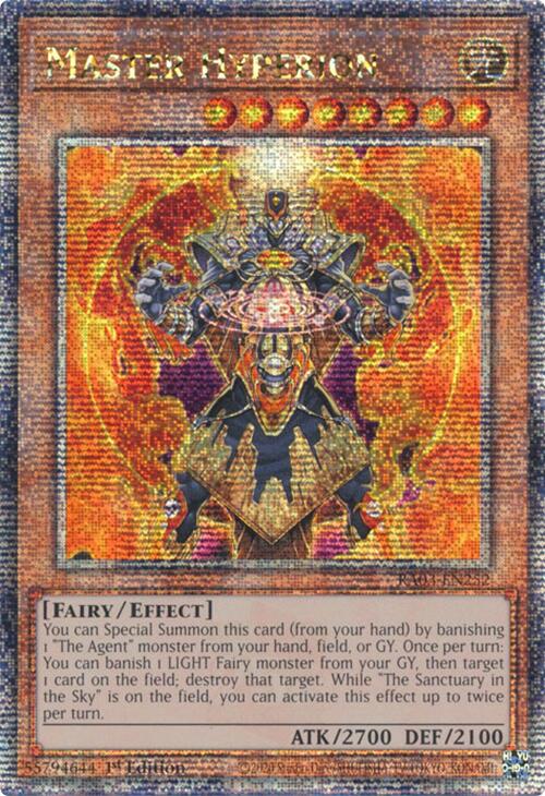Master Hyperion (Quarter Century Secret Rare) [RA03-EN252] Quarter Century Secret Rare | Exor Games Dartmouth