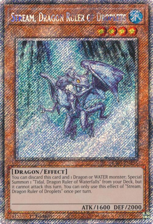 Stream, Dragon Ruler of Droplets (Platinum Secret Rare) [RA03-EN255] Platinum Secret Rare | Exor Games Dartmouth