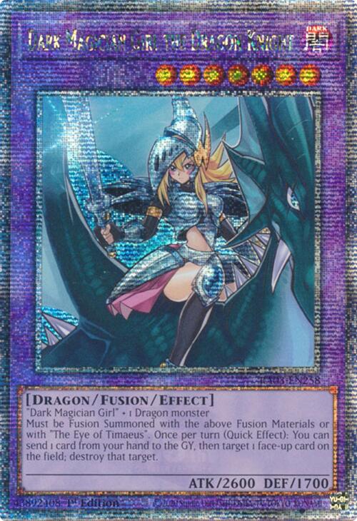 Dark Magician Girl the Dragon Knight (Quarter Century Secret Rare) [RA03-EN258] Quarter Century Secret Rare | Exor Games Dartmouth