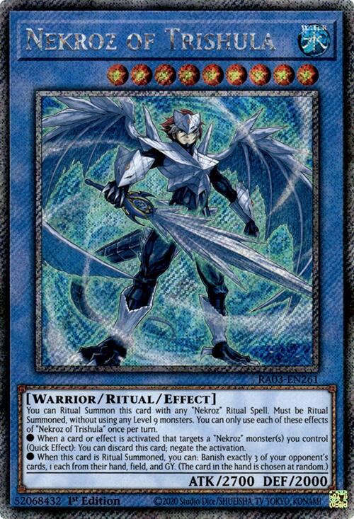 Nekroz of Trishula (Platinum Secret Rare) [RA03-EN261] Platinum Secret Rare | Exor Games Dartmouth