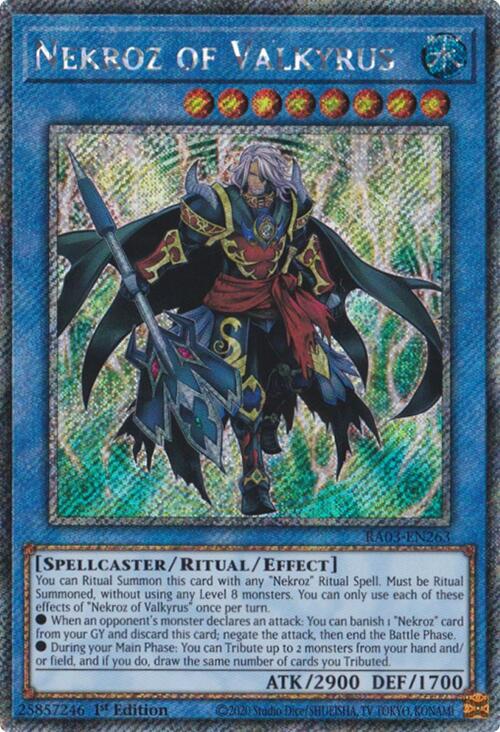 Nekroz of Valkyrus (Platinum Secret Rare) [RA03-EN263] Platinum Secret Rare | Exor Games Dartmouth