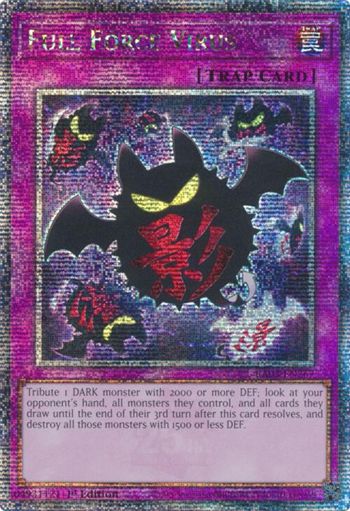 Full Force Virus (Quarter Century Secret Rare) [RA03-EN267] Quarter Century Secret Rare | Exor Games Dartmouth