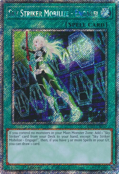 Sky Striker Mobilize - Engage! (Platinum Secret Rare) [RA03-EN269] Platinum Secret Rare | Exor Games Dartmouth