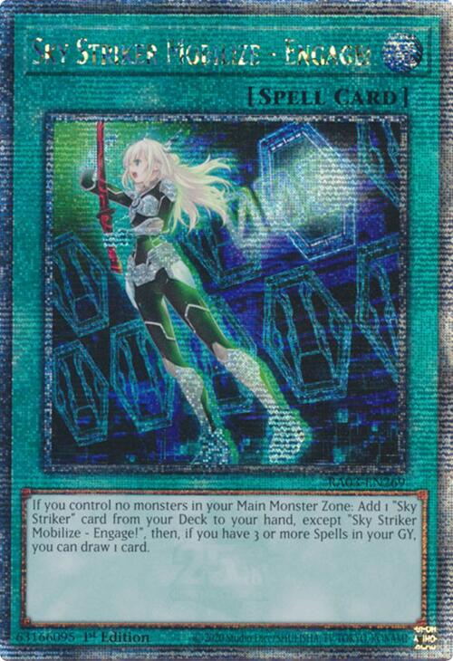Sky Striker Mobilize - Engage! (Quarter Century Secret Rare) [RA03-EN269] Quarter Century Secret Rare | Exor Games Dartmouth