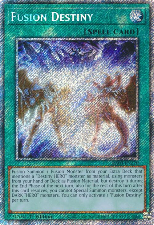 Fusion Destiny (Platinum Secret Rare) [RA03-EN270] Platinum Secret Rare | Exor Games Dartmouth