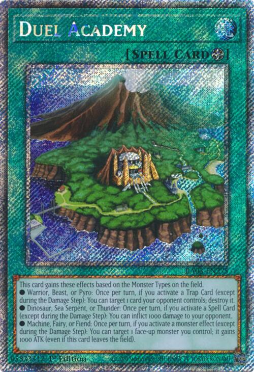 Duel Academy (card) (Platinum Secret Rare) [RA03-EN275] Platinum Secret Rare | Exor Games Dartmouth