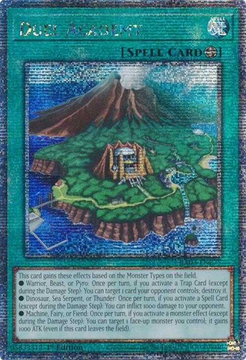 Duel Academy (card) (Quarter Century Secret Rare) [RA03-EN275] Quarter Century Secret Rare | Exor Games Dartmouth