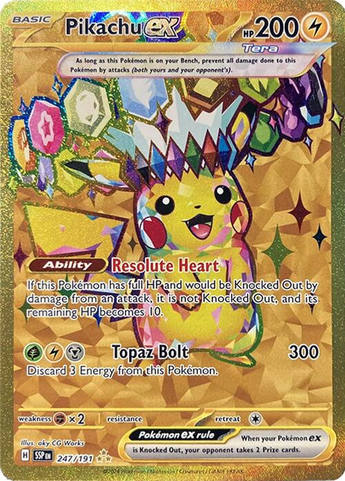 Pikachu ex (247/191) [Scarlet & Violet: Surging Sparks] | Exor Games Dartmouth