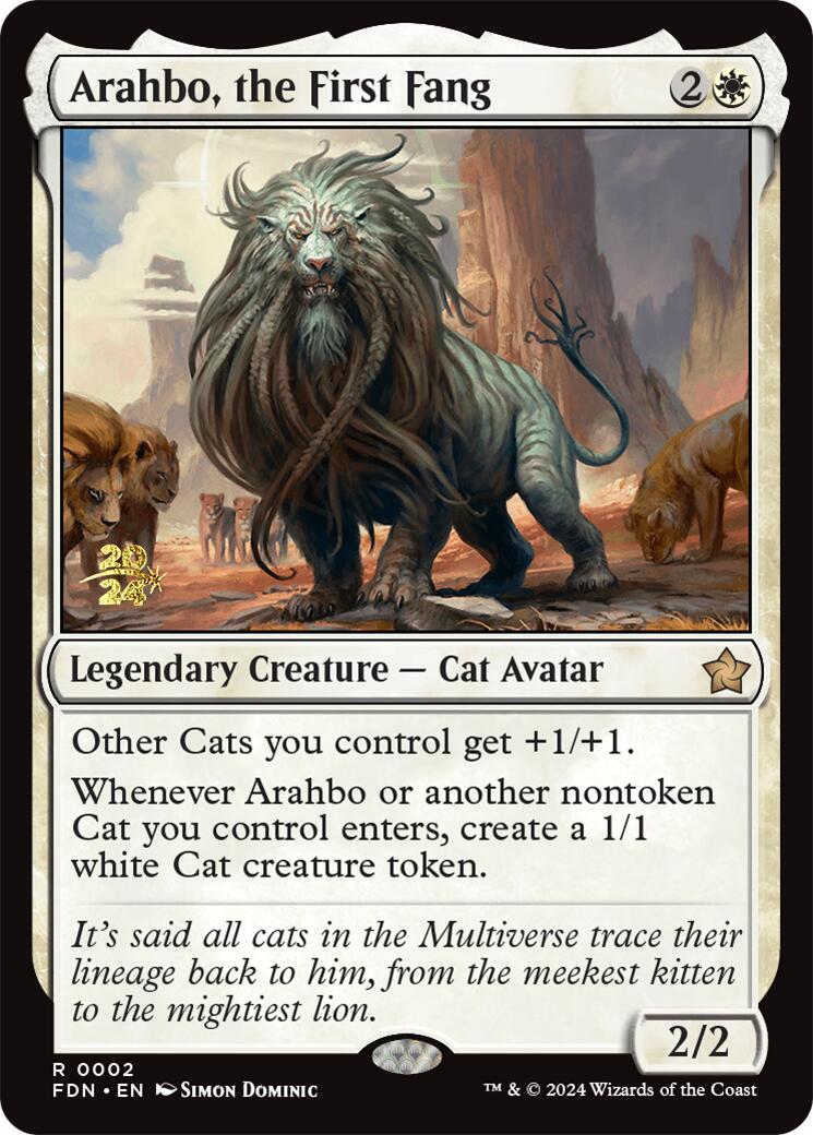 Arahbo, the First Fang [Foundations Prerelease Promos] | Exor Games Dartmouth