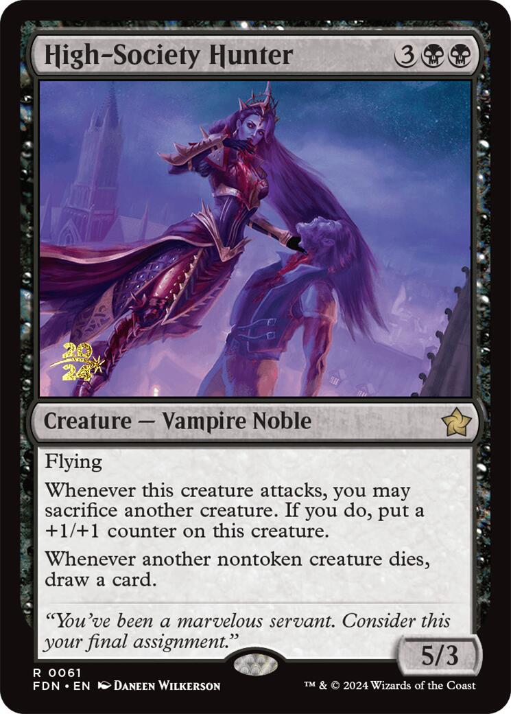 High-Society Hunter [Foundations Prerelease Promos] | Exor Games Dartmouth