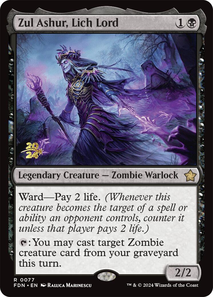 Zul Ashur, Lich Lord [Foundations Prerelease Promos] | Exor Games Dartmouth