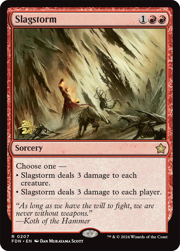 Slagstorm [Foundations Prerelease Promos] | Exor Games Dartmouth