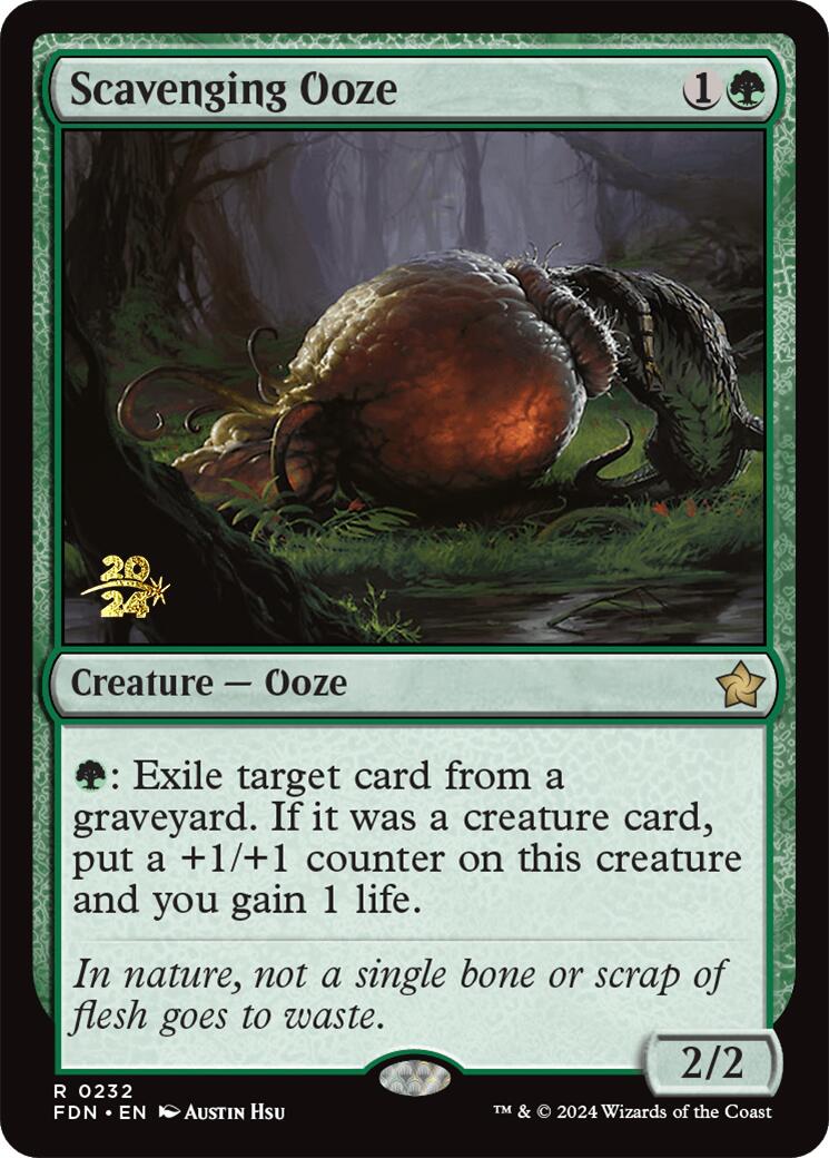Scavenging Ooze [Foundations Prerelease Promos] | Exor Games Dartmouth