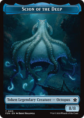 Scion of the Deep // Koma's Coil Doubled-Sided Token [Foundations Tokens] | Exor Games Dartmouth