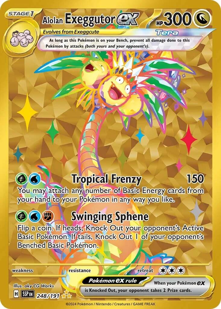 Alolan Exeggutor ex (248/191) [Scarlet & Violet: Surging Sparks] | Exor Games Dartmouth