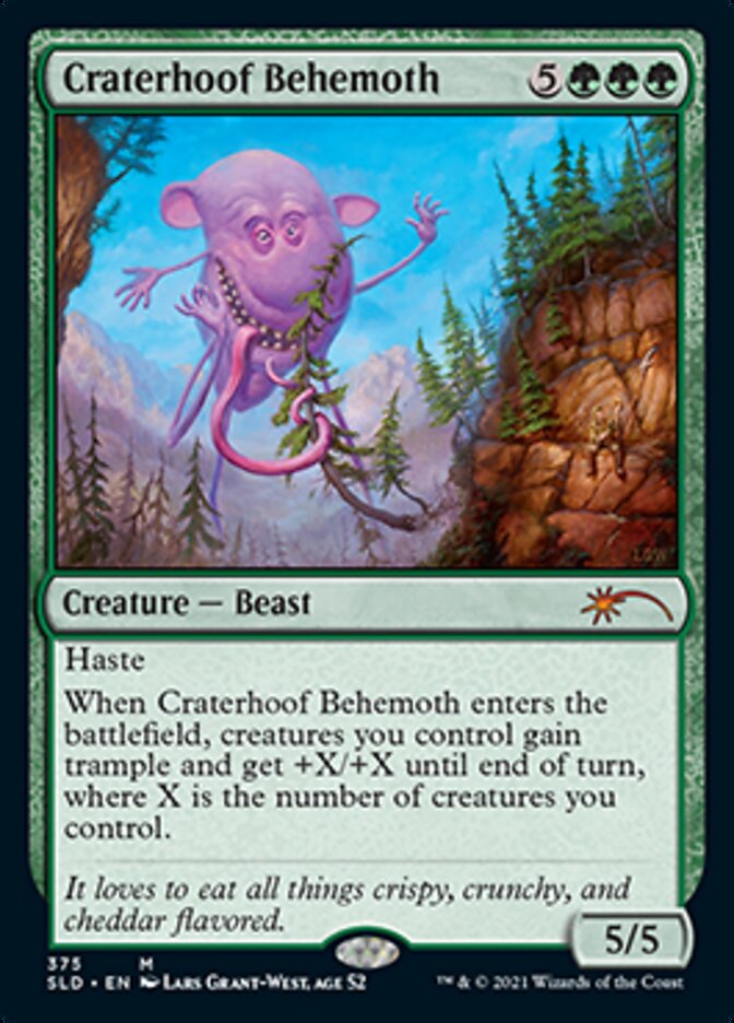 Craterhoof Behemoth (375) [Secret Lair Drop Series] | Exor Games Dartmouth