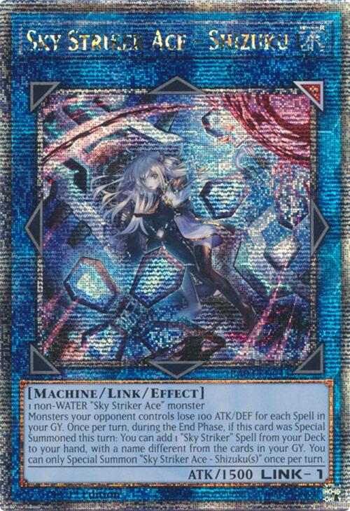 Sky Striker Ace - Shizuku (Alternate Art) (Quarter Century Secret Rare) [RA03-EN043] Quarter Century Secret Rare | Exor Games Dartmouth