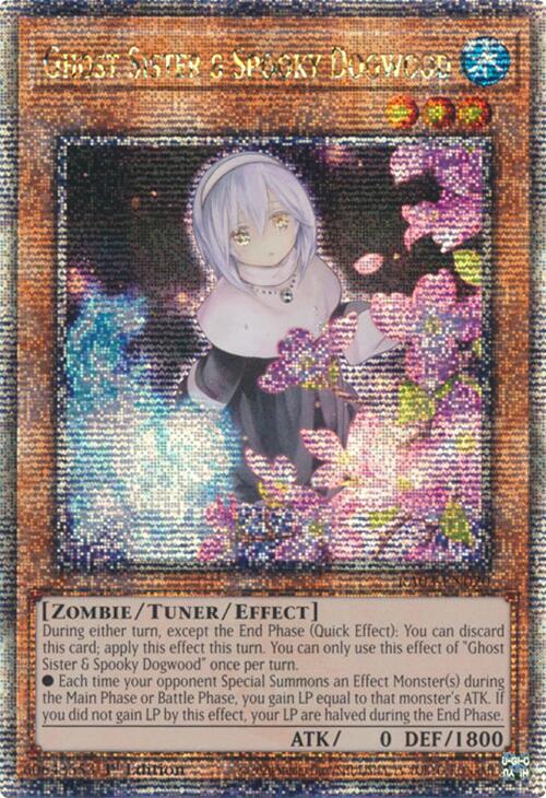 Ghost Sister & Spooky Dogwood (Alternate Art) (Quarter Century Secret Rare) [RA03-EN020] Quarter Century Secret Rare | Exor Games Dartmouth