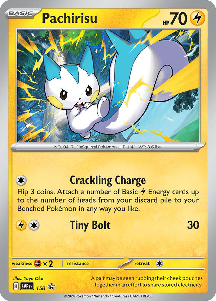 Pachirisu (158) [Scarlet & Violet: Black Star Promos] | Exor Games Dartmouth