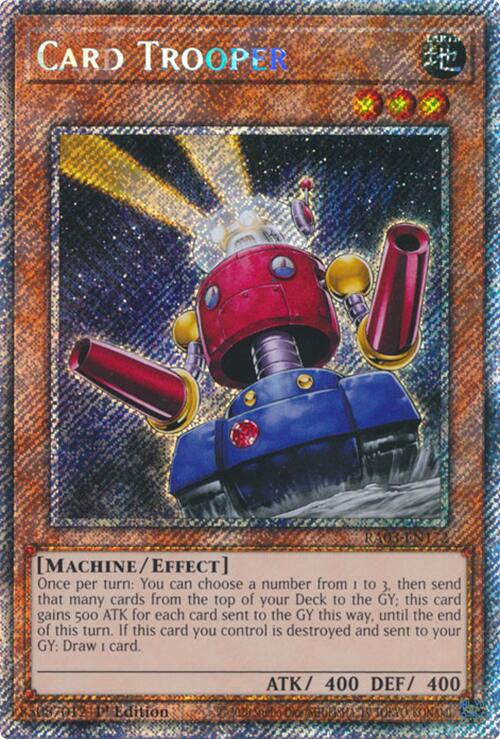 Card Trooper (Platinum Secret Rare) [RA03-EN172] Platinum Secret Rare | Exor Games Dartmouth