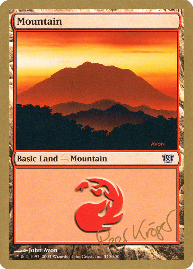 Mountain (pk345) (Peer Kroger) [World Championship Decks 2003] | Exor Games Dartmouth