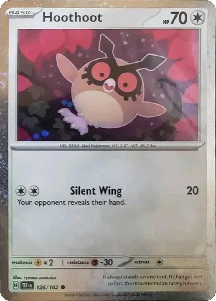 Hoothoot (126/162) (Cosmos Holo) [Scarlet & Violet: Black Star Promos] | Exor Games Dartmouth