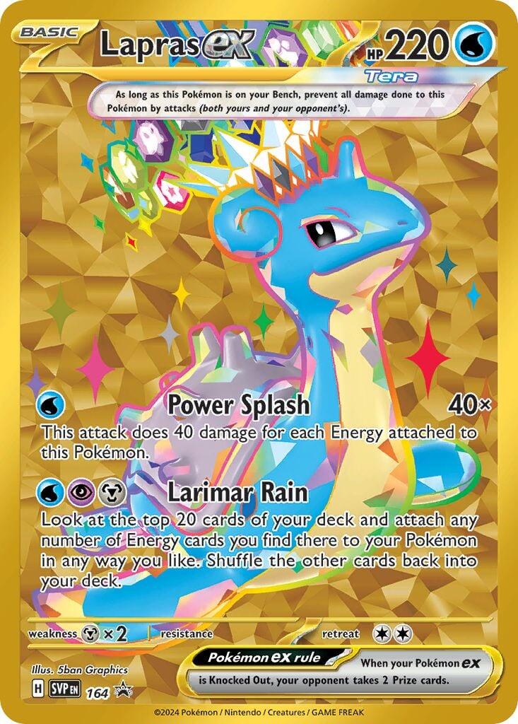 Lapras ex (164) [Scarlet & Violet: Black Star Promos] | Exor Games Dartmouth