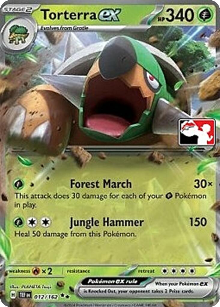 Torterra ex (012/162) [Prize Pack Series Five] | Exor Games Dartmouth