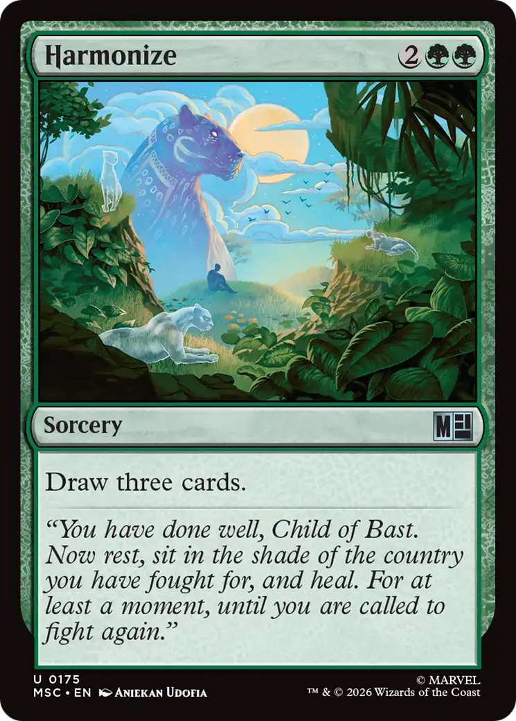 Harmonize (Surge Foil) [Marvel Super Heroes Commander] | Exor Games Dartmouth