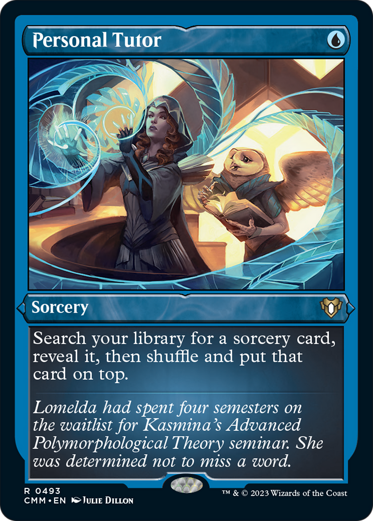 Personal Tutor (Foil Etched) [Commander Masters] | Exor Games Dartmouth