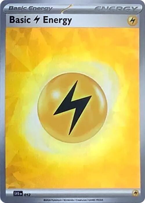 Basic Lightning Energy (012) (Cracked Ice Holo) [Scarlet & Violet: Stellar Crown] | Exor Games Dartmouth
