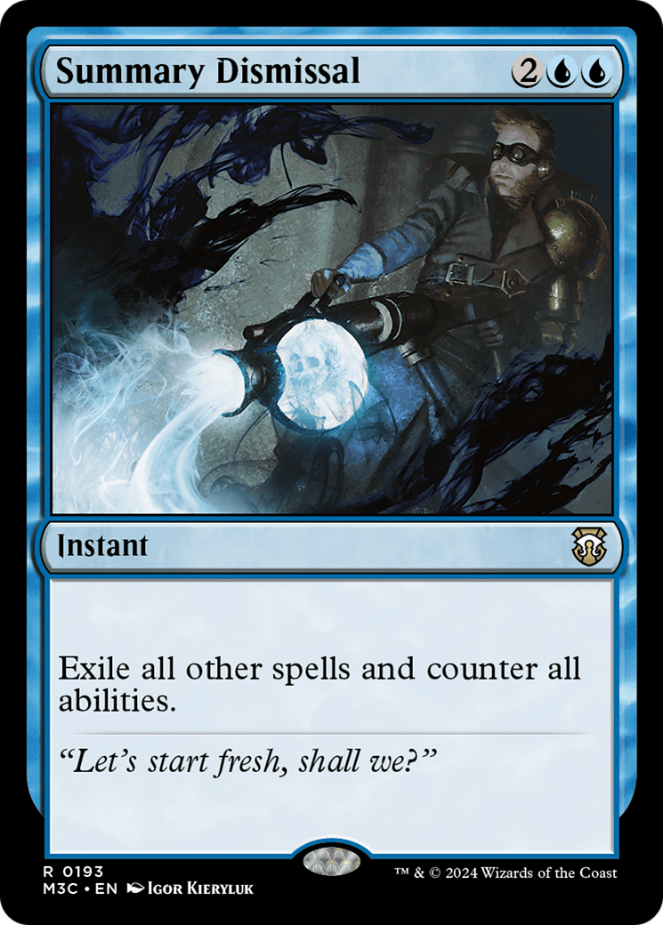 Summary Dismissal (Ripple Foil) [Modern Horizons 3 Commander] | Exor Games Dartmouth