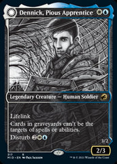 Dennick, Pious Apprentice // Dennick, Pious Apparition (Showcase Eternal Night) [Innistrad: Midnight Hunt] | Exor Games Dartmouth