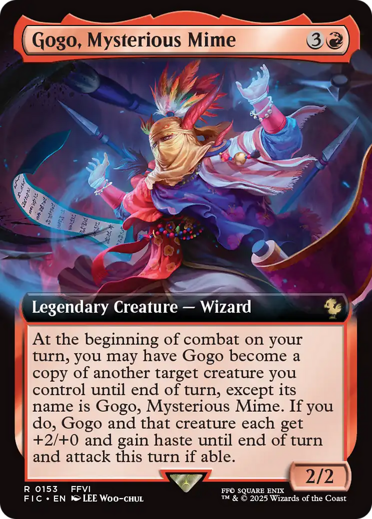 Gogo, Mysterious Mime (Extended Art) [FINAL FANTASY Commander] | Exor Games Dartmouth