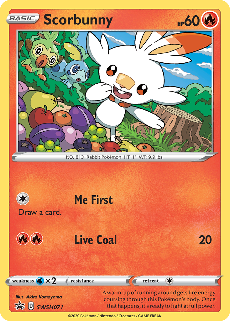 Scorbunny (SWSH071) [Sword & Shield: Black Star Promos] | Exor Games Dartmouth