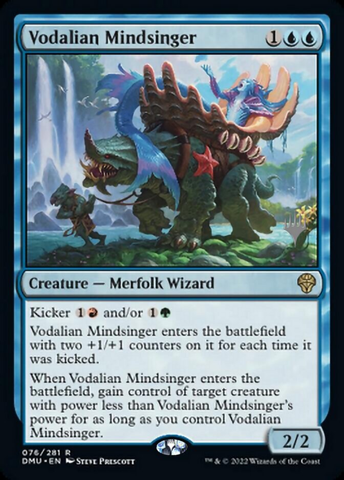 Vodalian Mindsinger (Promo Pack) [Dominaria United Promos] | Exor Games Dartmouth