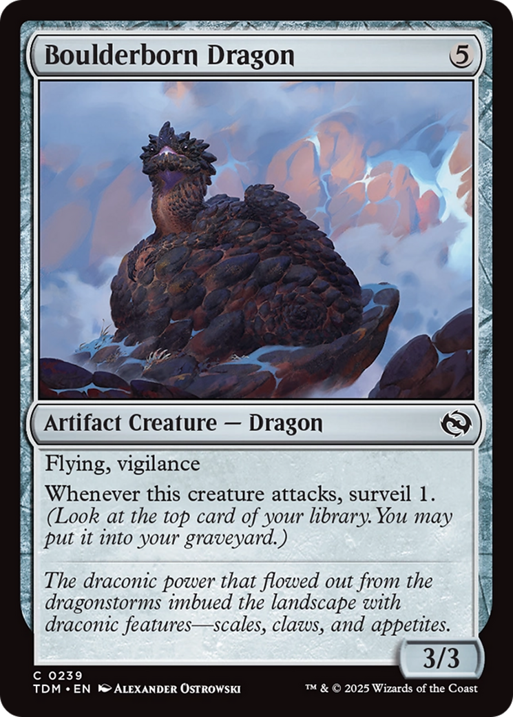 Boulderborn Dragon [Tarkir: Dragonstorm] | Exor Games Dartmouth