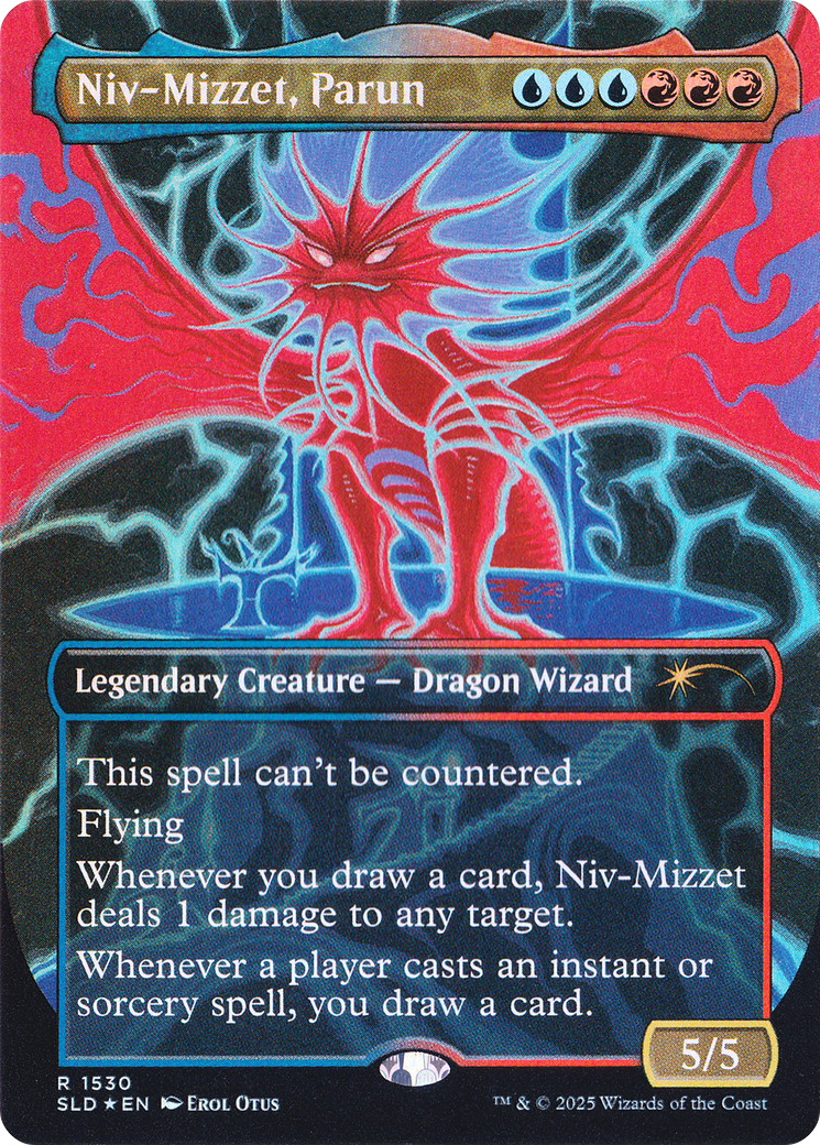 Niv-Mizzet, Parun (Rainbow Foil) [Secret Lair Drop Series] | Exor Games Dartmouth