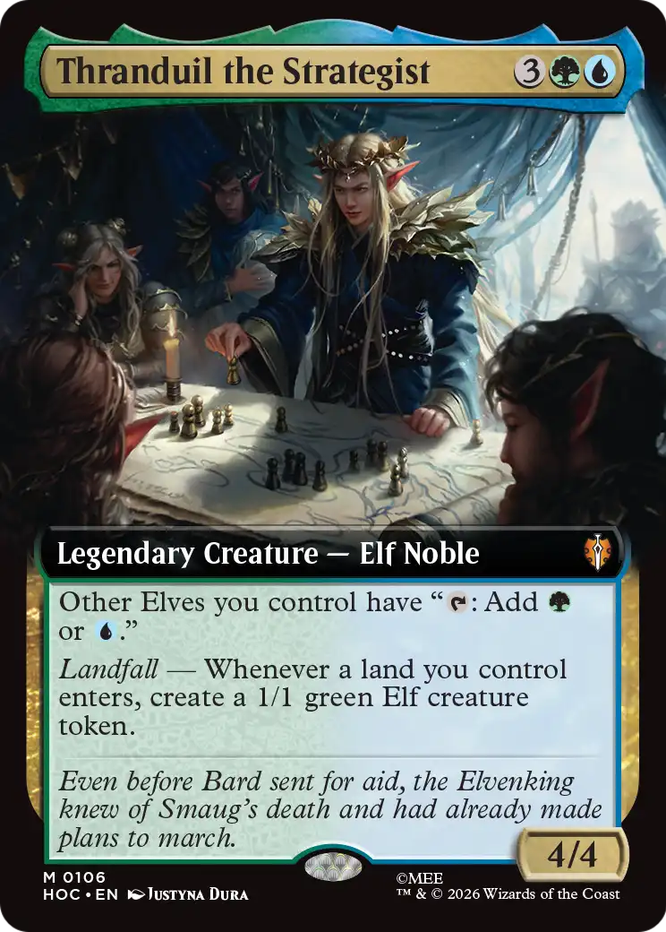 Thranduil the Strategist (Extended Art) [The Hobbit: Eternal-Legal] | Exor Games Dartmouth
