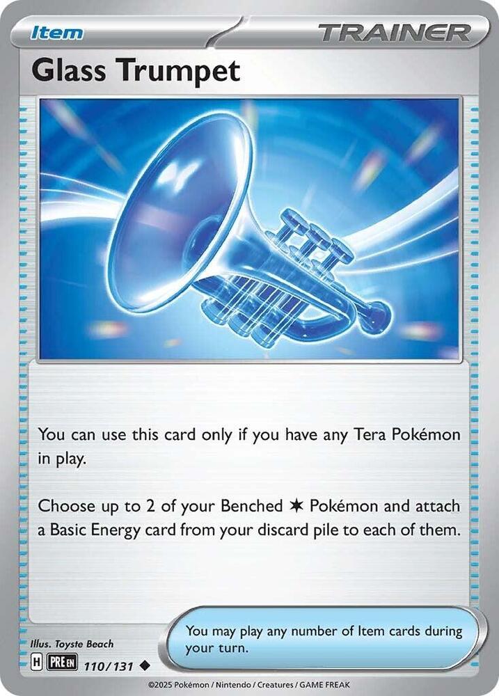 Glass Trumpet (110/131) [Scarlet & Violet: Prismatic Evolutions] | Exor Games Dartmouth