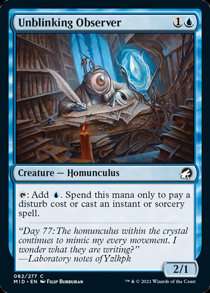 Unblinking Observer [Innistrad: Midnight Hunt] | Exor Games Dartmouth