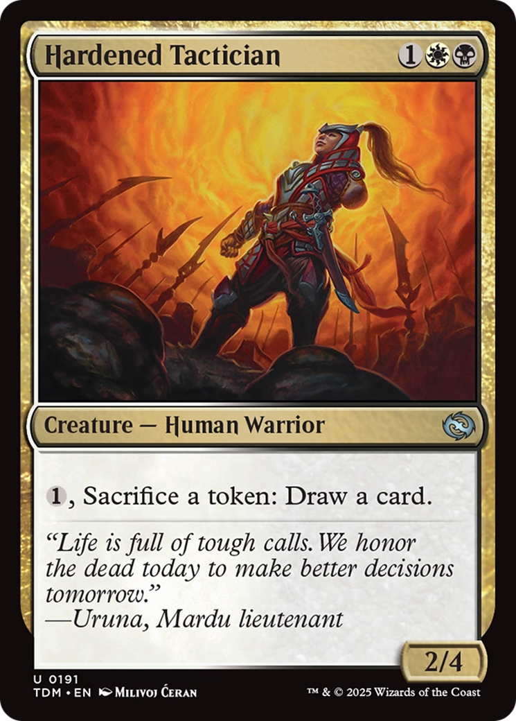 Hardened Tactician [Tarkir: Dragonstorm] | Exor Games Dartmouth